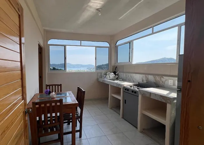 Acogedor departamento con vista al mar